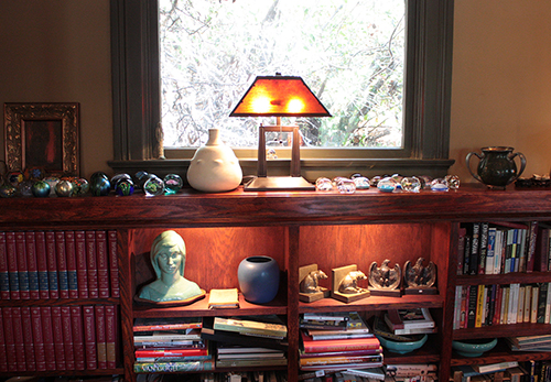 Mica lamp in an Arts & Crafts home.  Martinez, CA